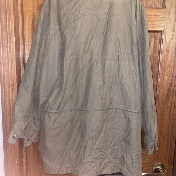 Brooks Brothers Men’s Green Nylon Field Jacket Size Medium Barn Coat - Picture 6 of 6